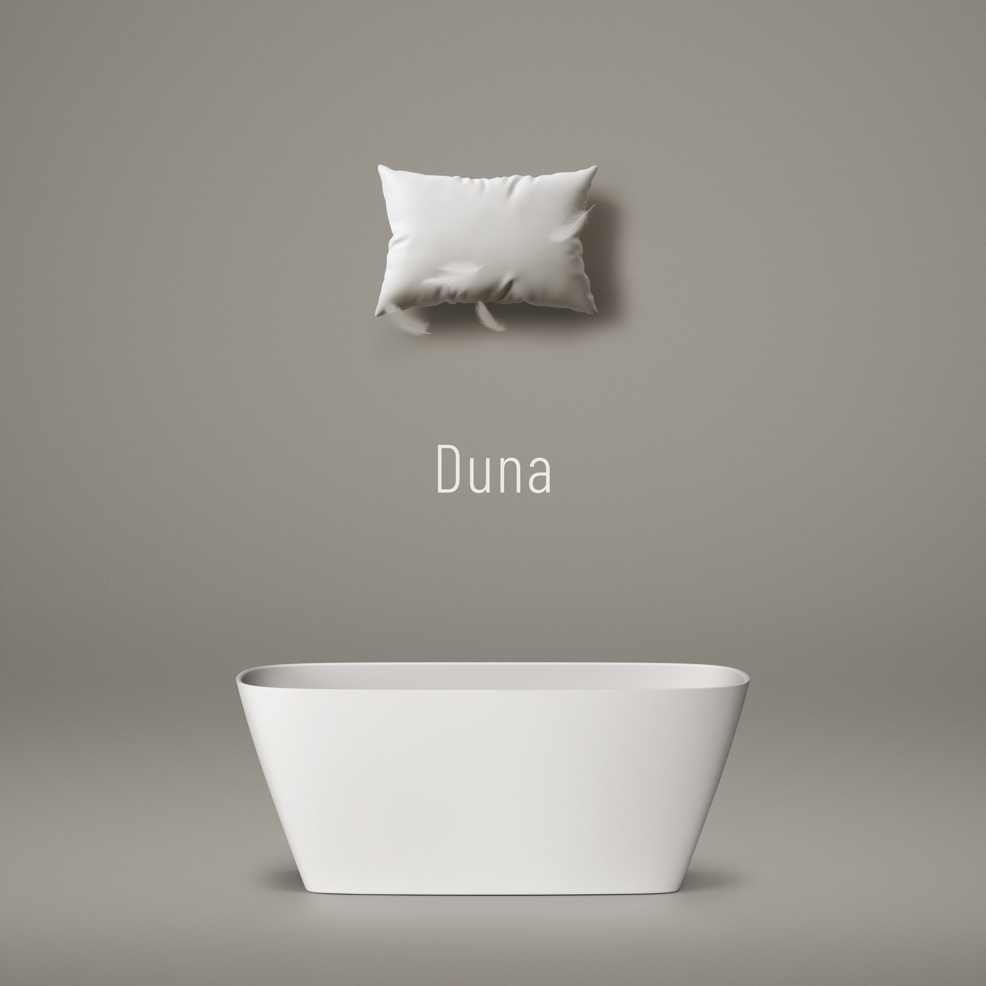 Vapaasti seisova kylpyamme PAA DUNA 150x65 cm, Graphite – 3