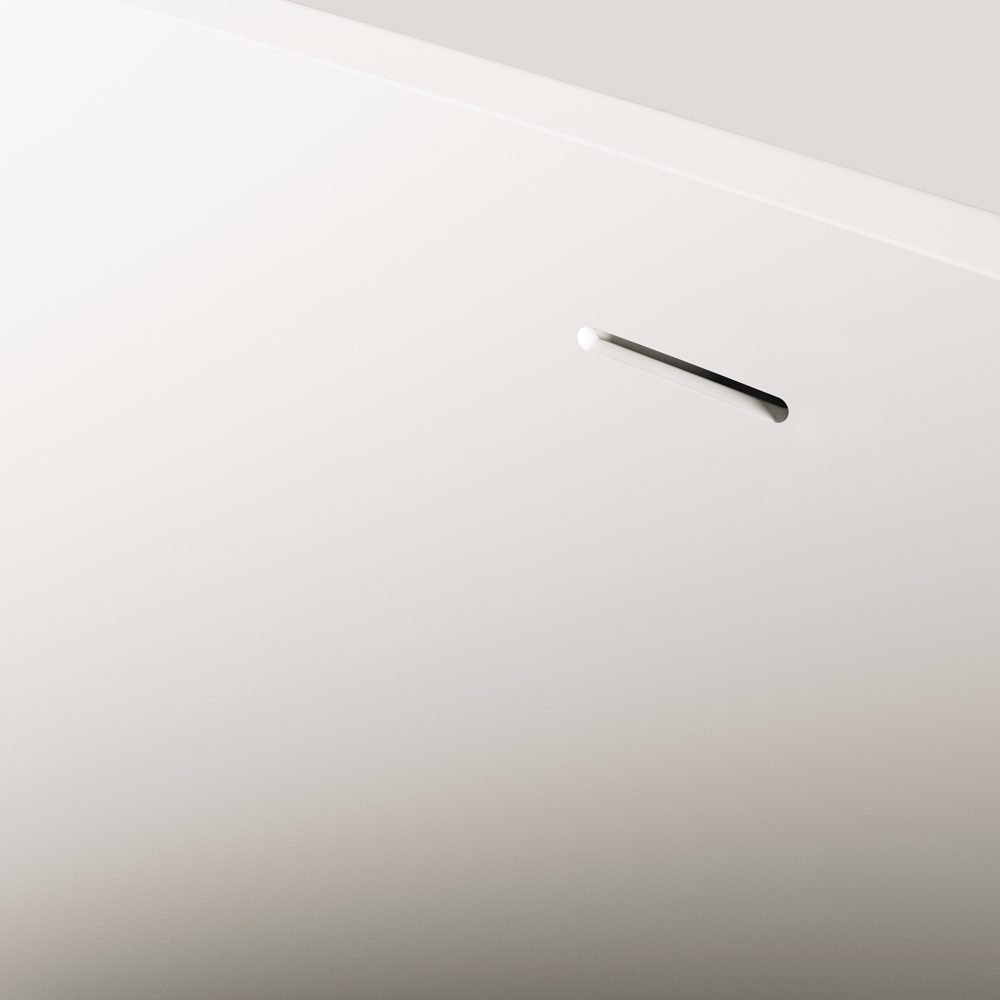 Vapaasti seisova kylpyamme PAA FELICE 195x83 cm, Graphite – 7