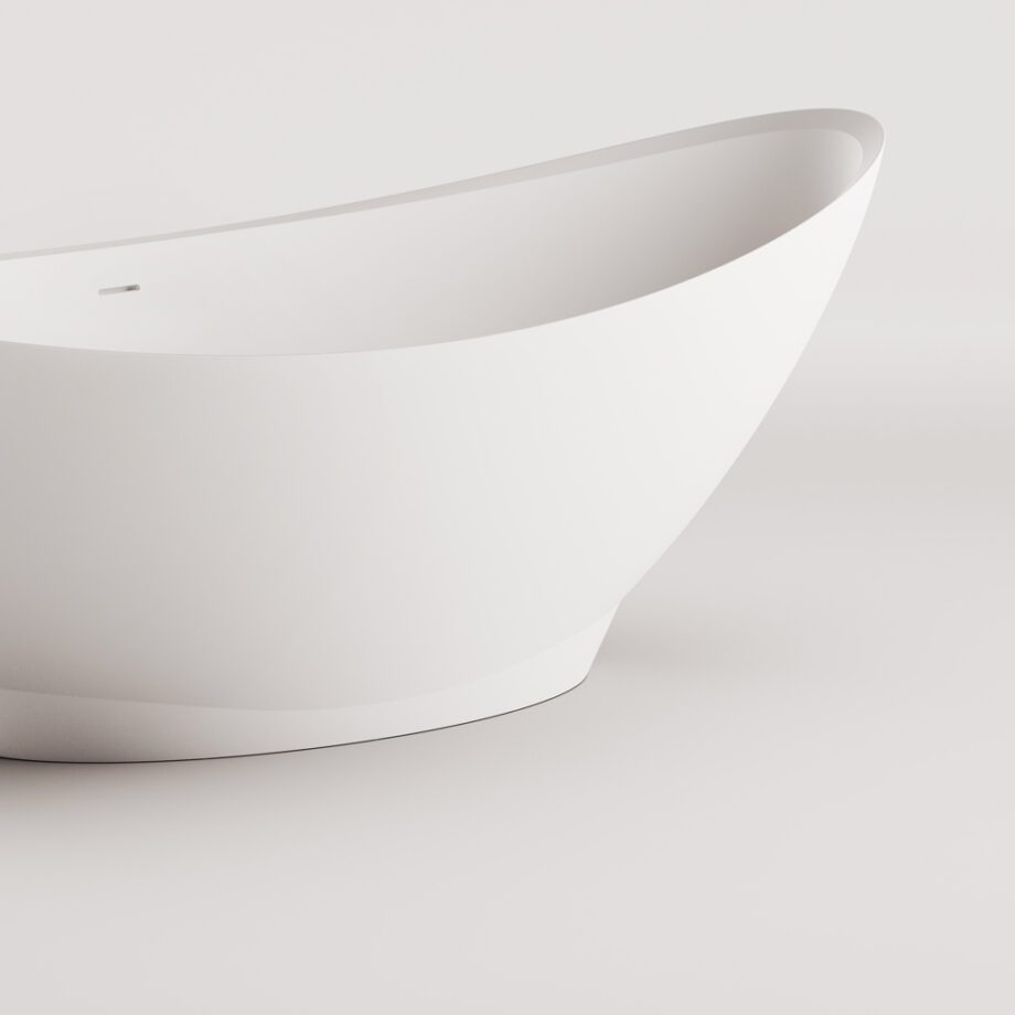 Eraldiseisev kivivann PAA FELICE 194,5×83 cm, matt Silkstone 12 Vapaasti seisova kylpyamme PAA FELICE 195x83 cm, Graphite – 9