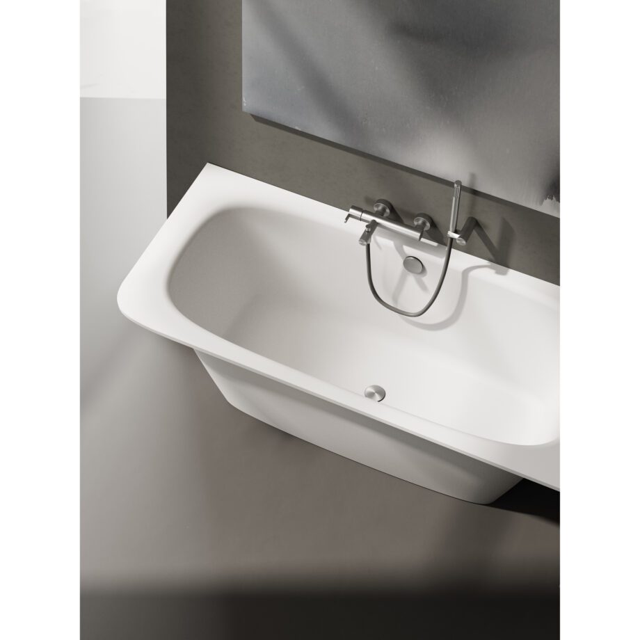 Upotettava kylpyamme PAA SMART 150 A 150x75 cm, valukivi – 3