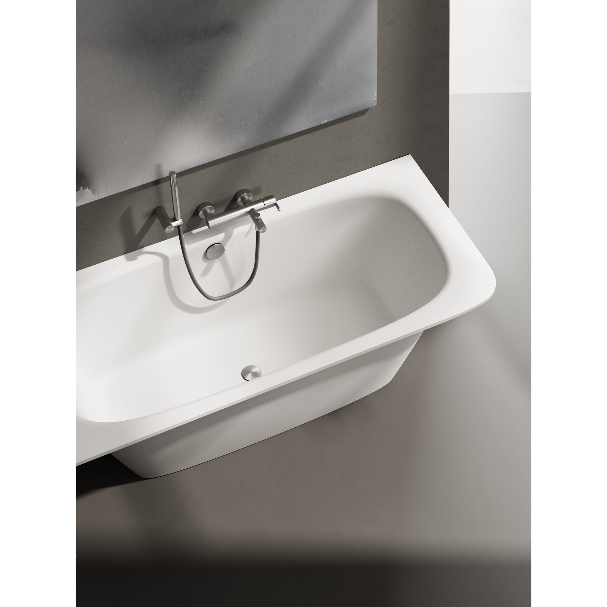 Upotettava kylpyamme PAA SMART 150 D 150x75 cm, valukivi – 4