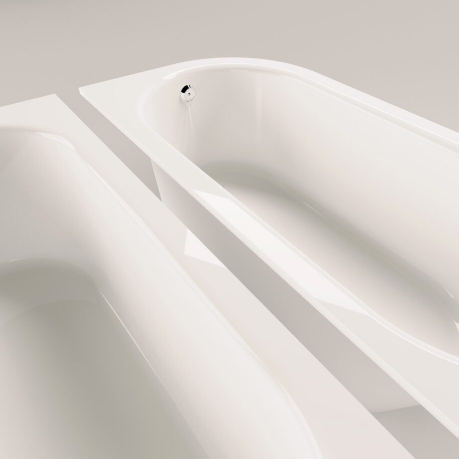 Upotettava kylpyamme PAA VARIO L AD 166x75 cm, valukivi – 3