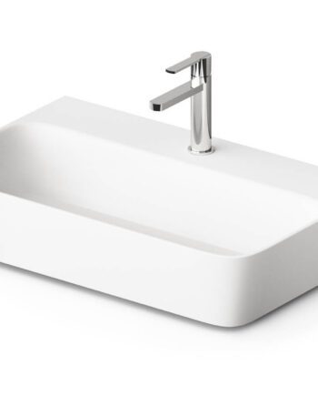 Seinäpesuallas PAA QUADRO 70x43 cm, Silkstone
