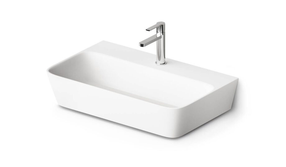 Seinäpesuallas PAA QUADRO 70x43 cm, Silkstone