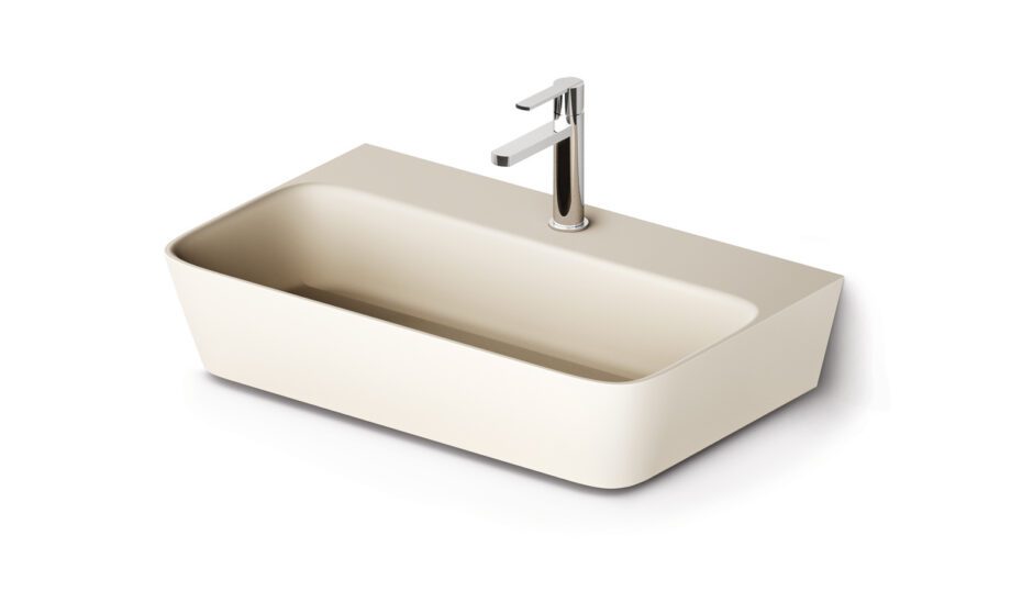 Seinäpesuallas PAA QUADRO 70x43 cm, Silkstone – 6