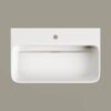 Seinäpesuallas PAA QUADRO 70x43 cm, Silkstone – 2