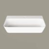 Seinäpesuallas PAA QUADRO 70x43 cm, Silkstone – 3