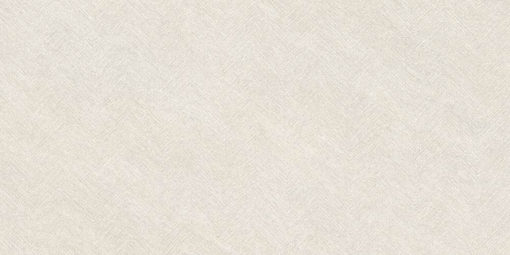 Kivikuvioinen koristelaatta ABK Cliff Chevron Ivory, 60x120 cm, 8,5 mm, kalanruotokuvioinen 3D-pinta, matta
