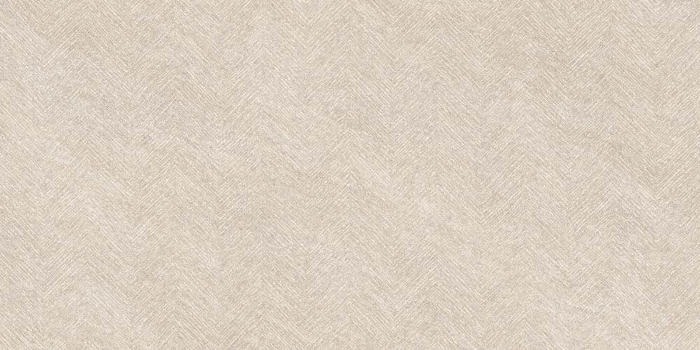 Kivikuvioinen koristelaatta ABK Cliff Chevron Sand, 60x120 cm, 8,5 mm, kalanruotokuvioinen 3D-pinta, matta
