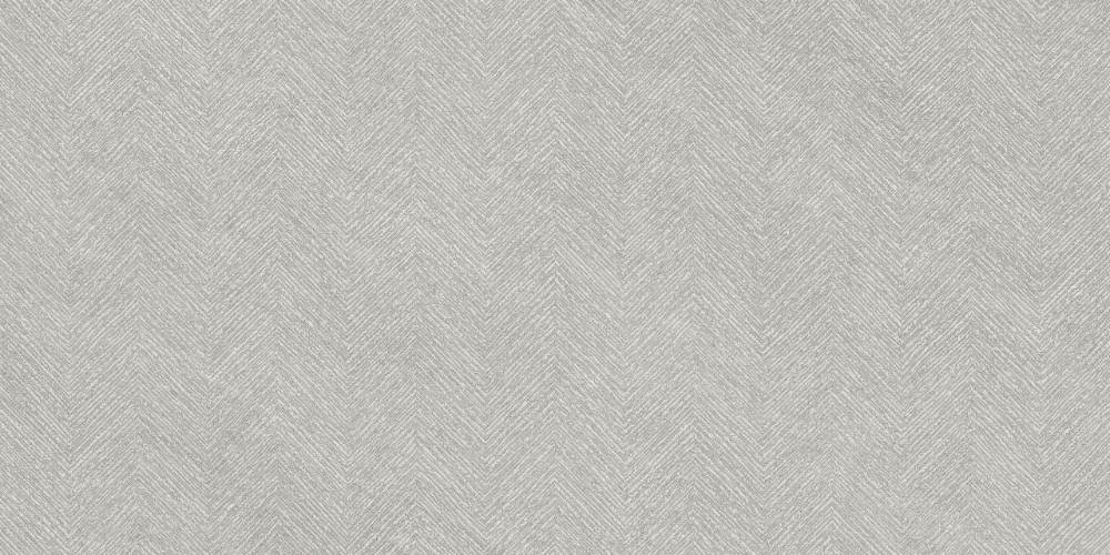 Kivikuvioinen koristelaatta ABK Cliff Chevron Ash, 60x120 cm, 8,5 mm, kalanruotokuvioinen 3D-pinta, matta