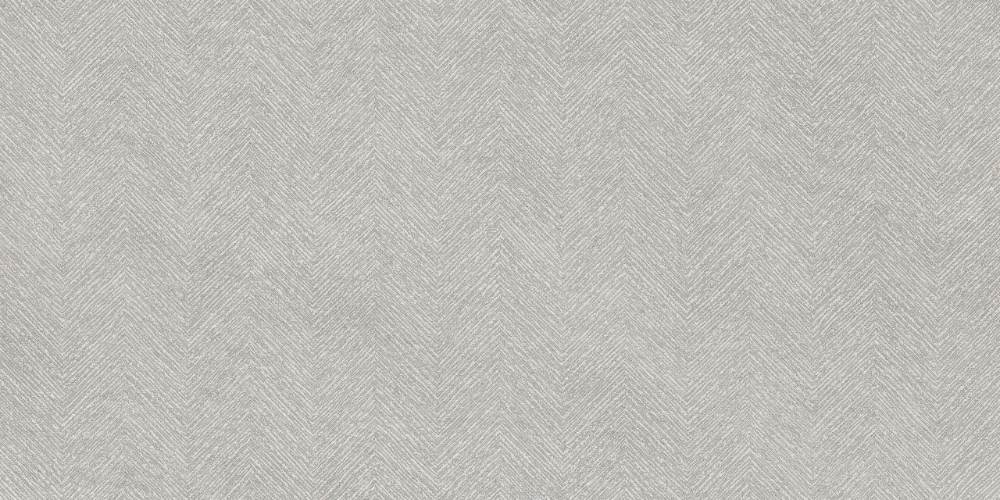 Kivikuvioinen koristelaatta ABK Cliff Chevron Ash, 60x120 cm, 8,5 mm, kalanruotokuvioinen 3D-pinta, matta