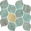 abk-dune-amazonite-1-1 Keraaminen mosaiikki Dune Amazonite Leaves, 27x24,5 cm, 9 mm