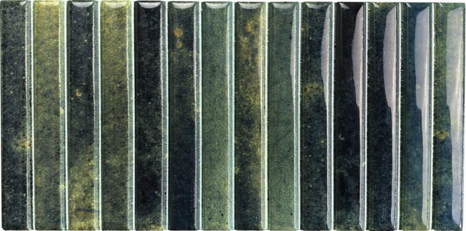 Keraaminen mosaiikki Dune Kit-Kat Grass Glossy, 11,5x23,1 cm, 8 mm