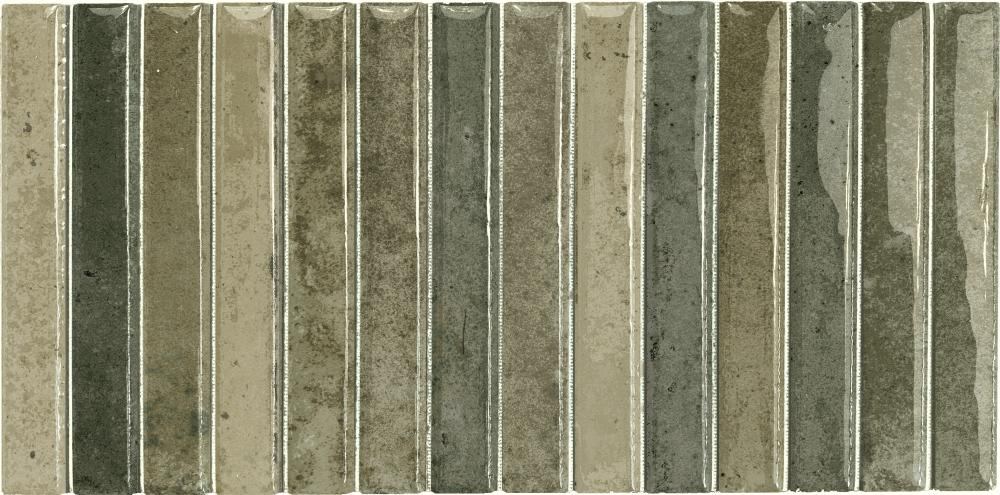 Keraaminen mosaiikki Dune Kit-Kat Musgo Glossy, 11,5x23,1 cm, 8 mm