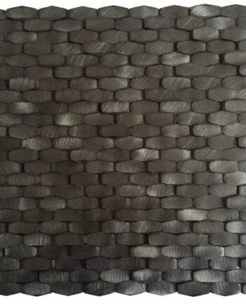 Metallimosaiikki Dune Halley Gunmetal, 28,4x30 cm, 5 mm