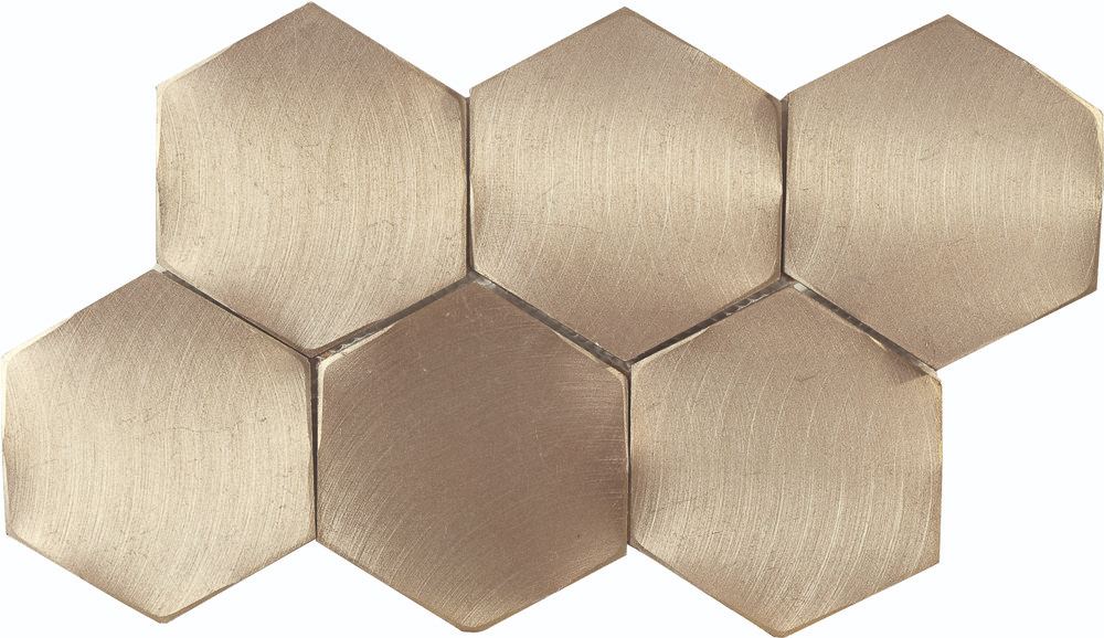 Metallimosaiikki Dune Icon Gold, 28x16,2 cm, 4 mm