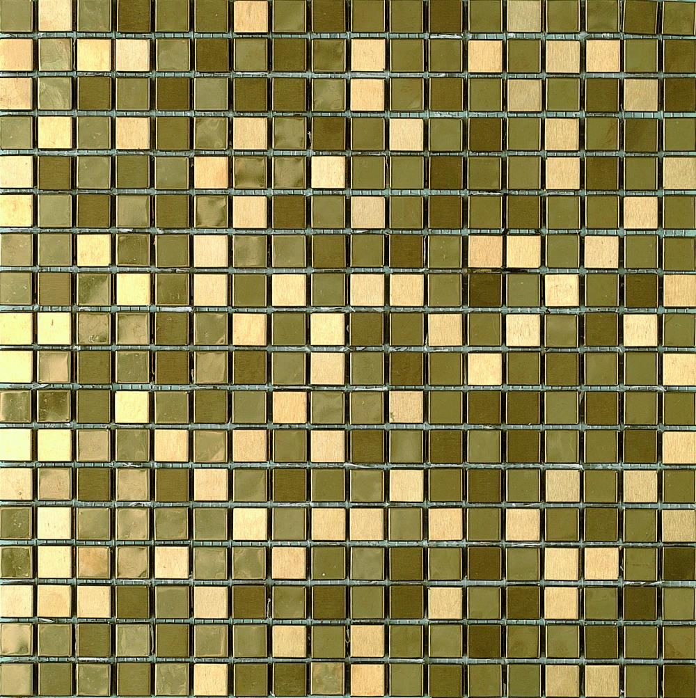 Metallimosaiikki Dune Metalic Gold, 30,1x30,1 cm, 8 mm