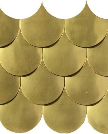 Metallimosaiikki Dune Sirena Gold, 30x20 cm, 5 mm