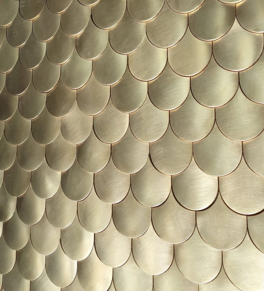 Metallimosaiikki Dune Sirena Gold, 30x20 cm, 5 mm – sisustus