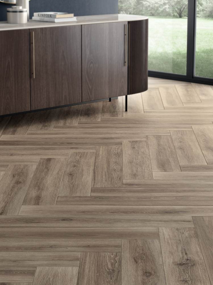Puukuvioinen terassilaatta ABK Eco Chic Avana, 30x180 cm, 20 mm, ulkokäyttöön, liukuesto R11