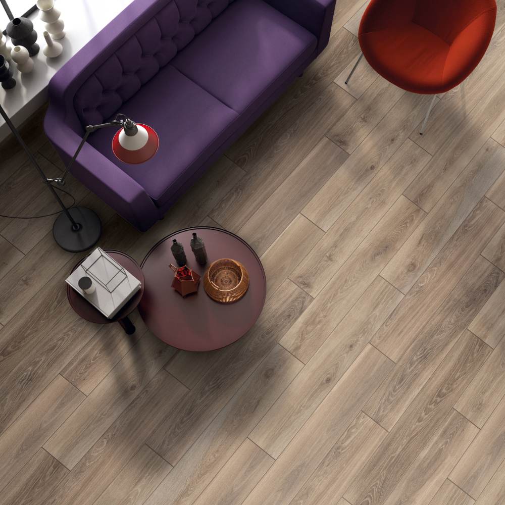 Puukuvioinen terassilaatta ABK Eco Chic Avana, 30x180 cm, 20 mm, ulkokäyttöön, liukuesto R11