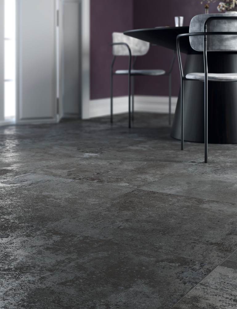 Betonikuvioinen keraaminen laatta ABK Ghost Taupe, 60x60 cm, 8,5 mm, matta, liukuesto R10
