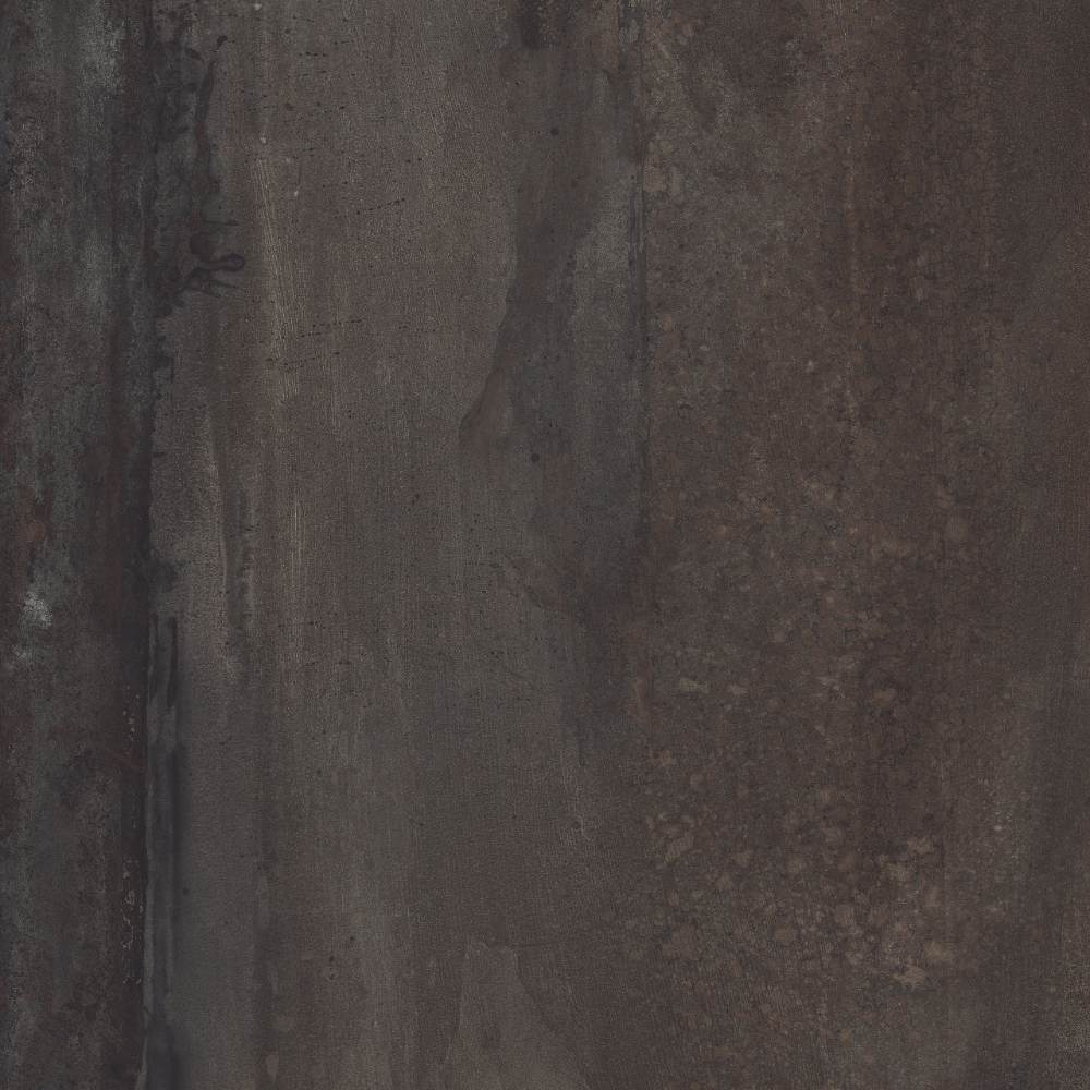 Metallikuvioinen lattialaatta ABK Interno 9 Wide Dark, 80x80 cm, 8,5 mm, matta, liukuesto R10