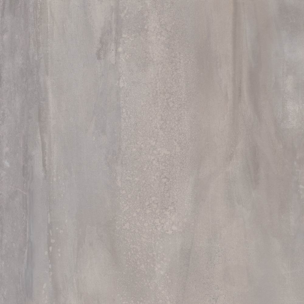 Metallikuvioinen lattialaatta ABK Interno 9 Wide Silver, 120x120 cm, 8,5 mm, matta, liukuesto R10