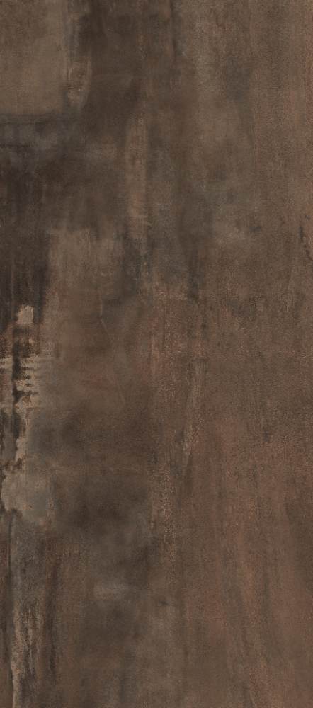 Metallikuvioinen suurlaatta ABK Interno 9 Wide Rust, 120x280 cm, 6 mm, matta, liukuesto R10