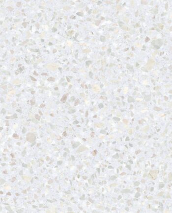 Terrazzo-kuvioinen lattialaatta ABK Play Dots White, 20x20 cm, 8,5 mm, matta (nat.)