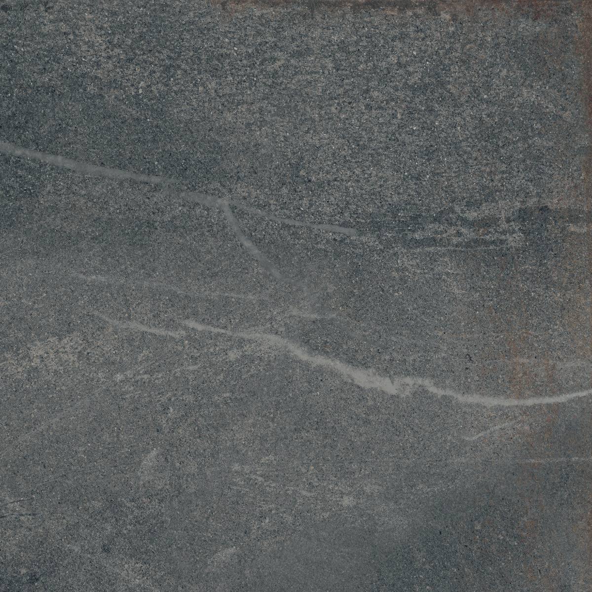Kivikuvioinen keraaminen lattialaatta ABK Poetry Stone Piase Smoke, 60x60 cm, 8,5 mm, matta, liukuesto R10