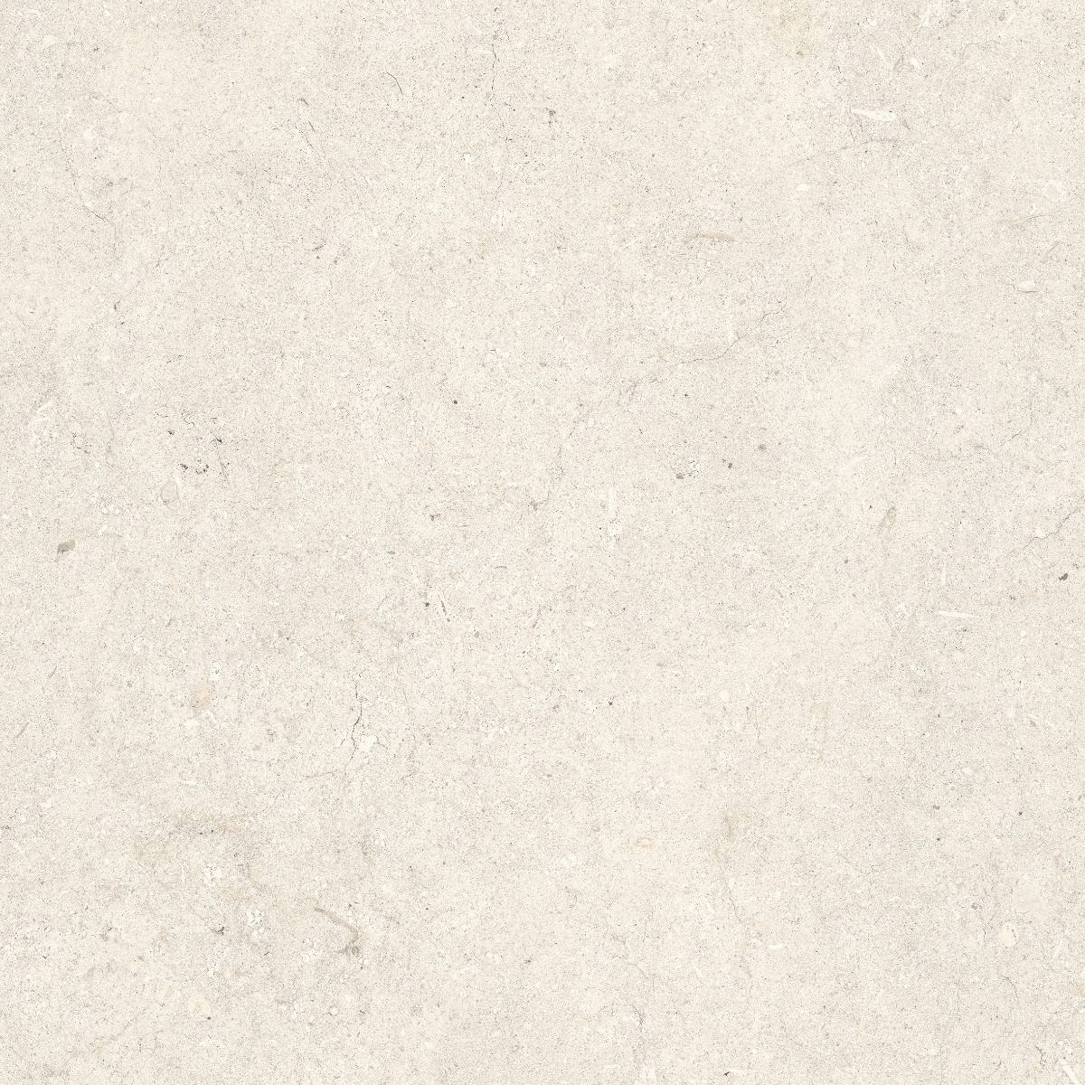 Kivikuvioinen keraaminen lattialaatta ABK Poetry Stone Trani Ivory, 60x60 cm, 8,5 mm, matta, liukuesto R10