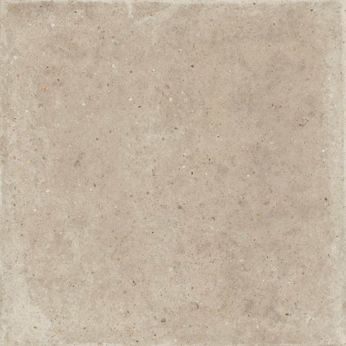 Kivikuvioinen keraaminen lattialaatta ABK Poetry Stone Pirenei Ecru, 120x120 cm, 8,5 mm, matta, liukuesto R10