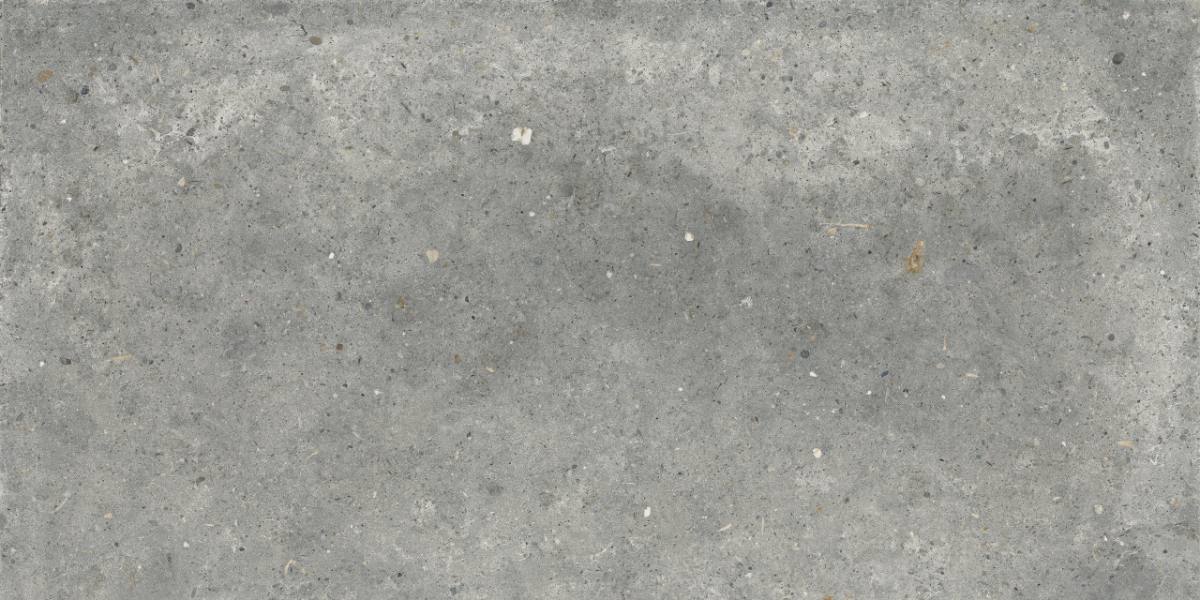 Kivikuvioinen keraaminen lattialaatta ABK Poetry Stone Pirenei Grey, 60x120 cm, 8,5 mm, matta, liukuesto R10