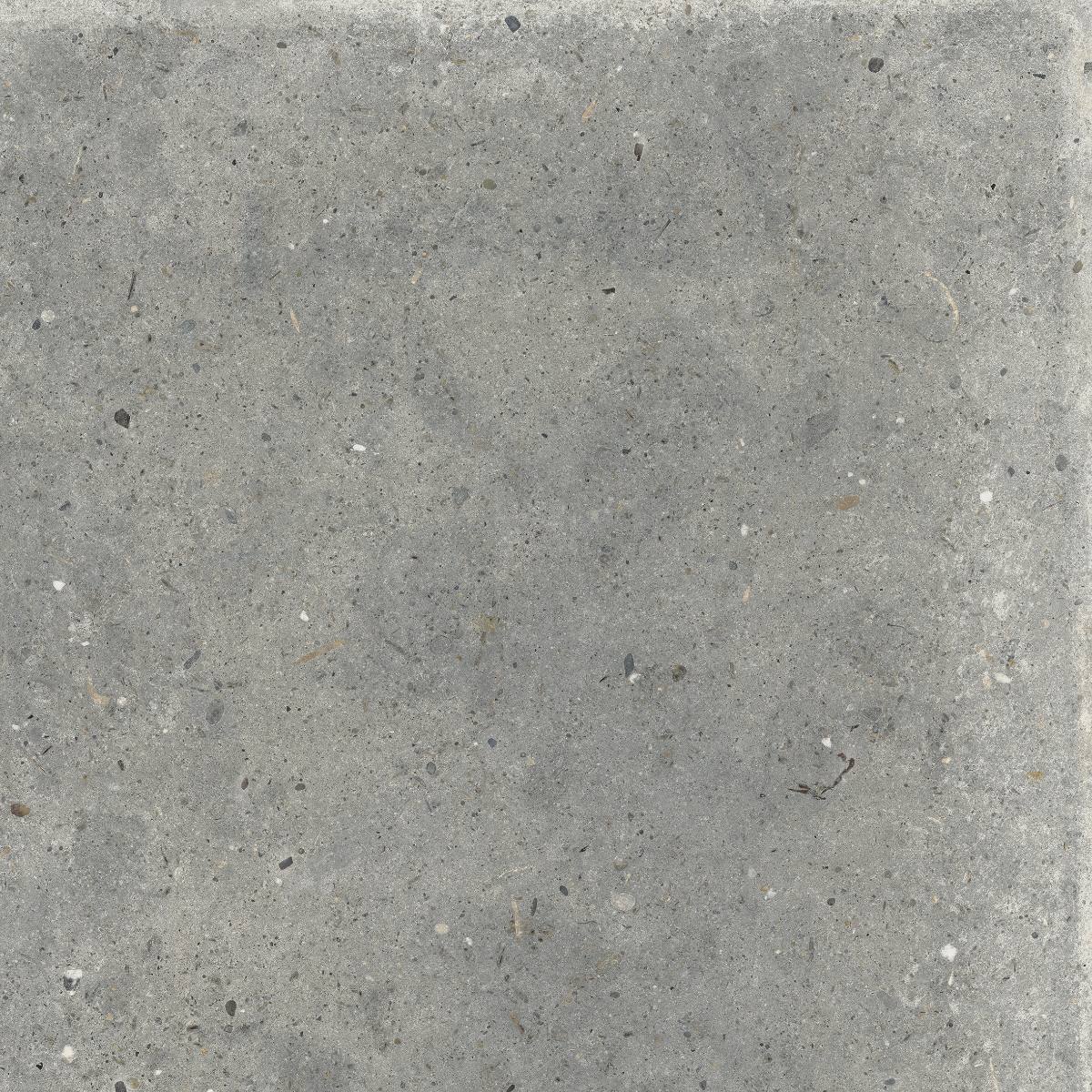 Kivikuvioinen keraaminen lattialaatta ABK Poetry Stone Pirenei Grey, 60x60 cm, 8,5 mm, matta, liukuesto R10