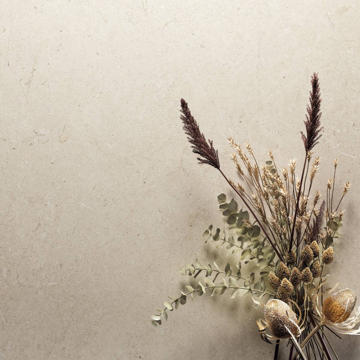 Kivikuvioinen terassilaatta ABK Poetry Stone Trani Ivory, 60x90 cm, 20 mm, ulkokäyttöön, liukuesto R11