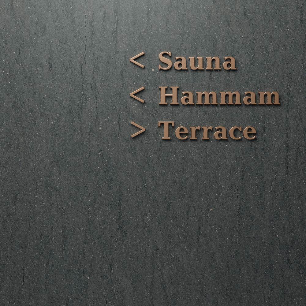 Kivikuvioinen keraaminen lattialaatta ABK Poetry Stone Reloaded Basaltina Dark, 120x120 cm, 8,5 mm, matta P.tech, liukuesto R10