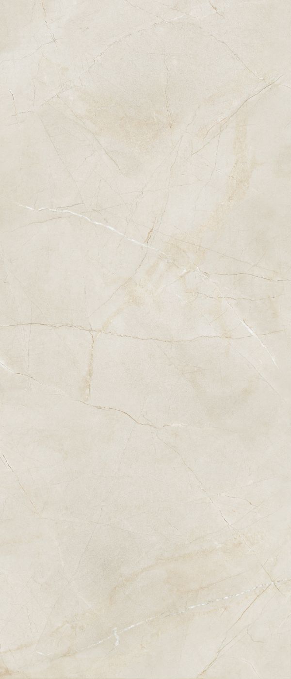 Marmorikuvioinen suurlaatta ABK Sensi 900 Pulpis Ivory, 120x280 cm, 6 mm, matta, liukuesto R10
