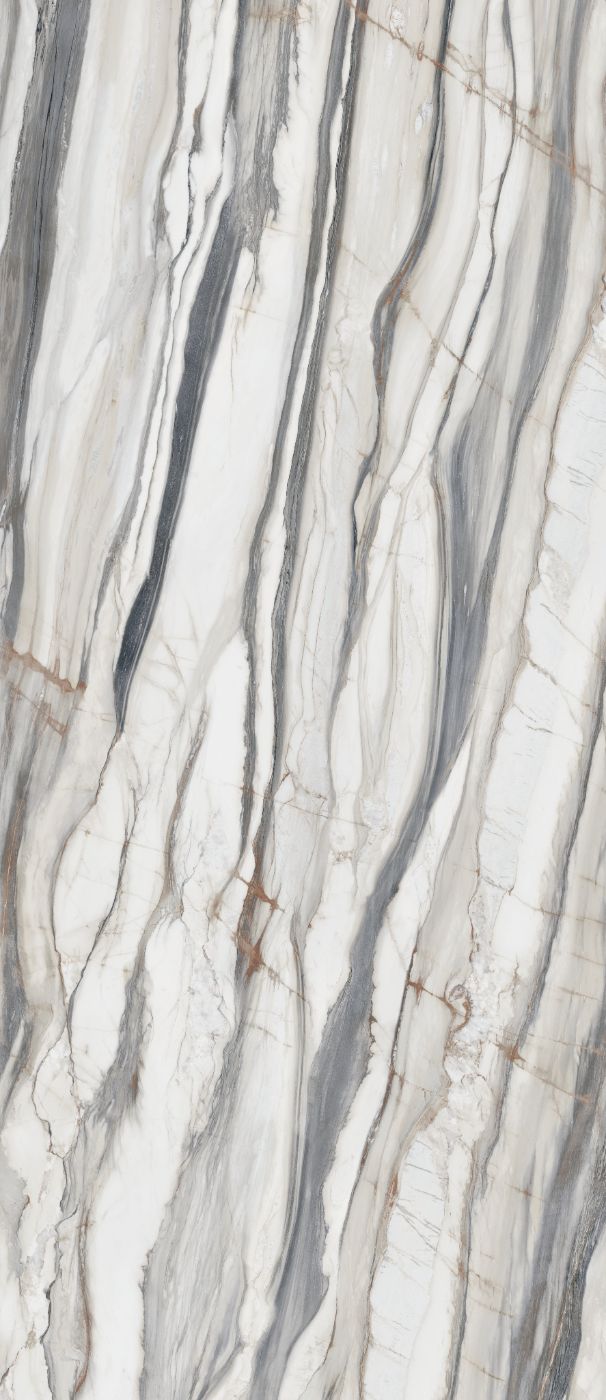 Marmorimustriga suurplaat ABK Sensi 900 Oyster White 120x280 cm – plaat