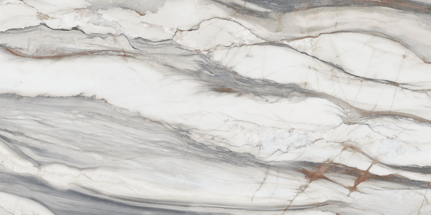 Marmorimustriga plaadid ABK Sensi 900 Oyster White 60x120 cm – plaat