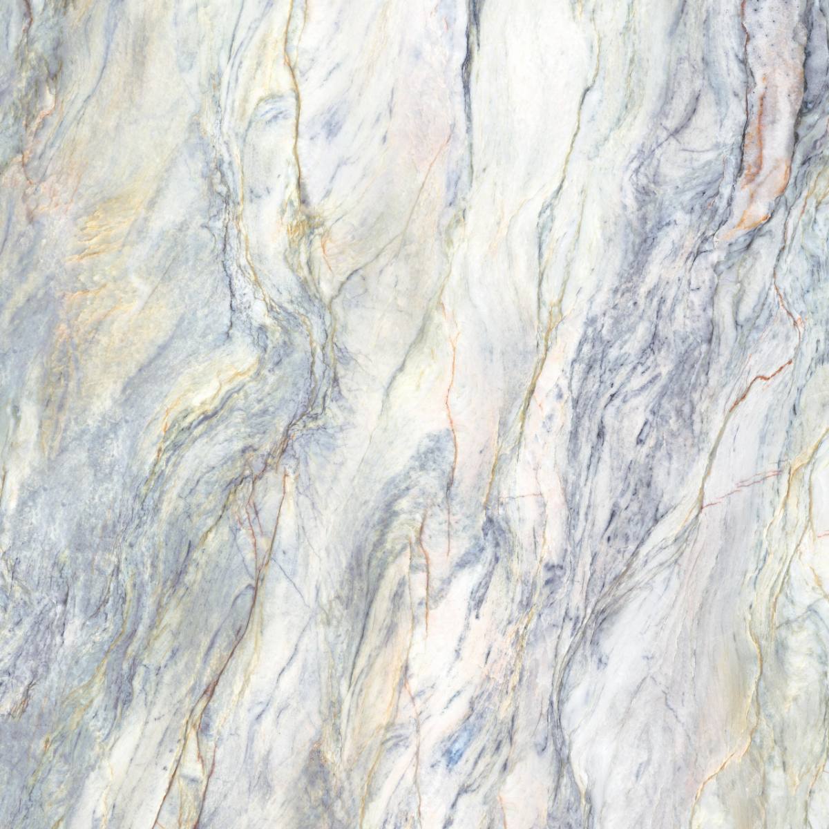 Marmorijäljitelmä laatta ABK Sensi Nuance Quarzite Fusion, 120x120 cm, 8,5 mm, matta, liukuesto R10