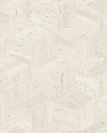 Kivikuvioinen koristelaatta ABK Sensi Roma Cube Ivory, 60x120 cm, 8,5 mm, matta