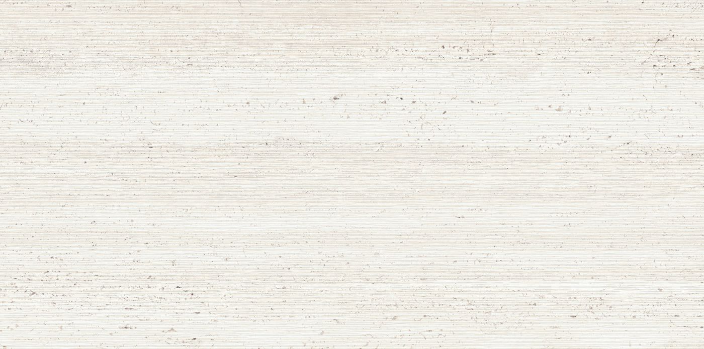 Kivikuvioinen koristelaatta ABK Sensi Roma Wave White, 60x120 cm, 8,5 mm, matta