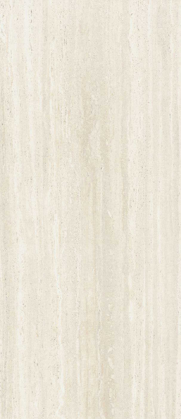 Kivikuvioinen suurlaatta ABK Sensi Roma Ivory, 120x280 cm, 6 mm, kiiltävä strukturoitu 3D (lux 3D)