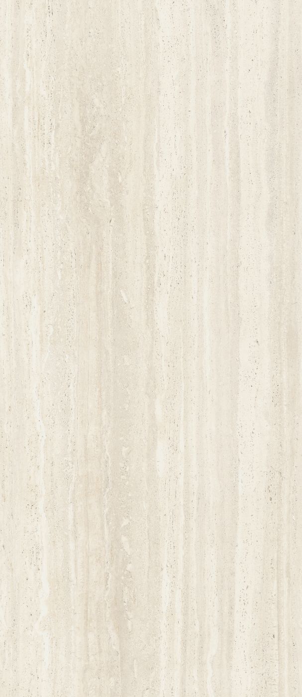 Kivikuvioinen suurlaatta ABK Sensi Roma Ivory, 120x280 cm, 6 mm, kiiltävä strukturoitu 3D (lux 3D)