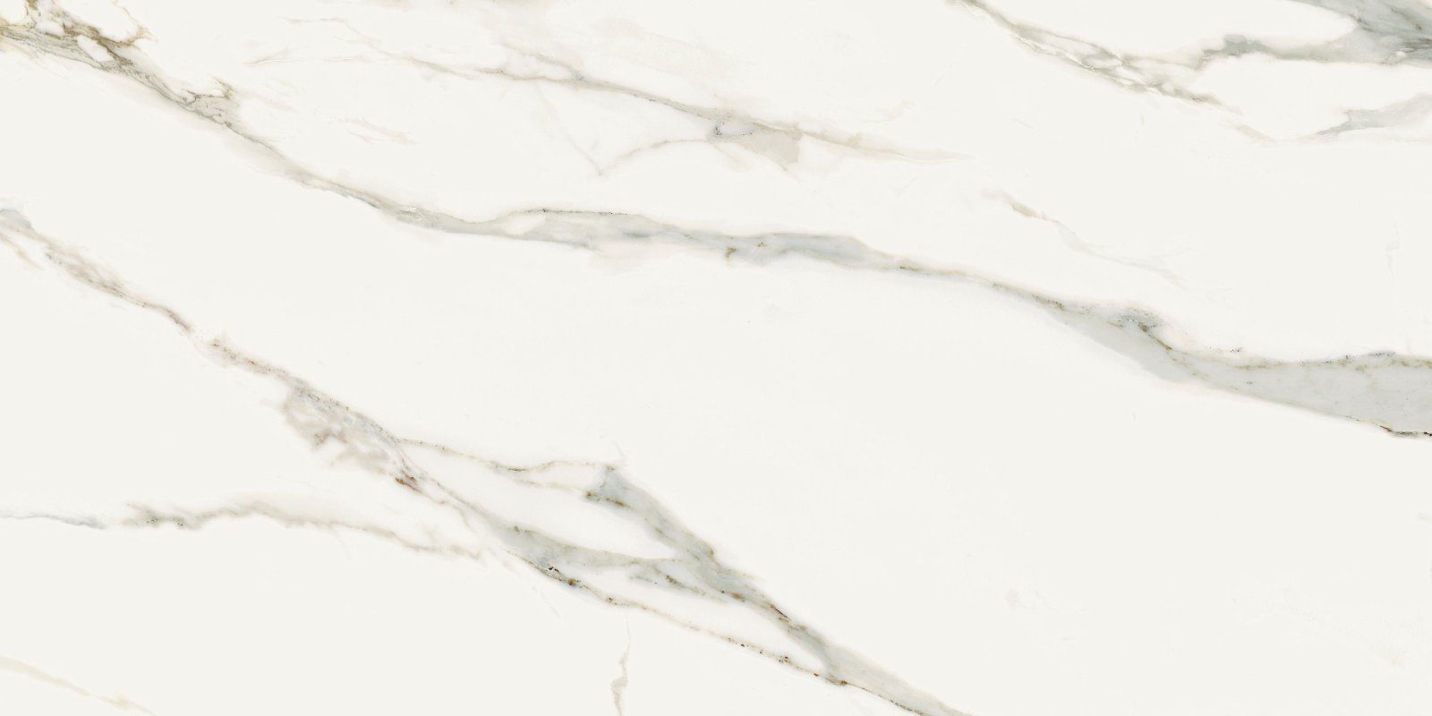 Marmorikuvioiset laatat ABK Sensi Signoria Calacatta Michelangelo, 60x120 cm, 8,5 mm, kiiltävä (lux)