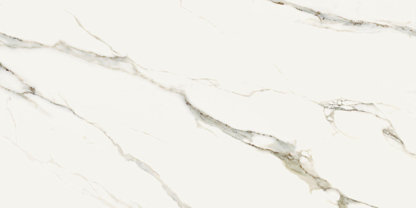 Marmorikuvioiset laatat ABK Sensi Signoria Calacatta Michelangelo, 60x120 cm, 8,5 mm, kiiltävä (lux)
