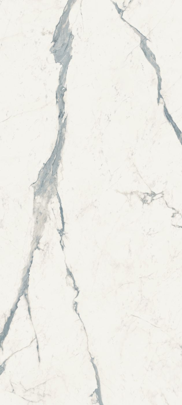 Marmorikuvioinen suurlaatta ABK Sensi Up Statuario Versilia, 120x280 cm, 6 mm, satiini (soft)