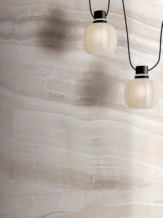 Marmorikuvioiset laatat ABK Sensi Up Onice Beige, 60x120 cm, 8,5 mm, kiiltävä (lux)