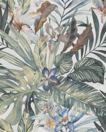 Kuviollinen keraaminen seinälaatta ABK Wide&Style Mini Caribbean, 60x120 cm, 7 mm, matta